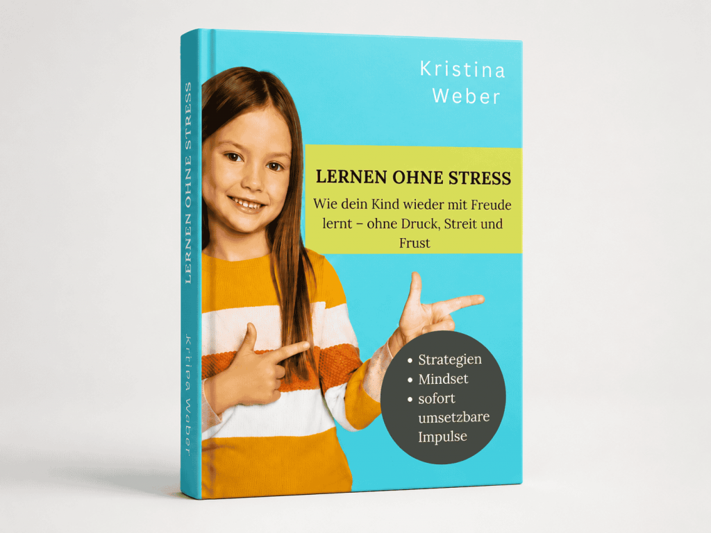 Salespage Mockup Lernen ohne Stress 3D Buch mini